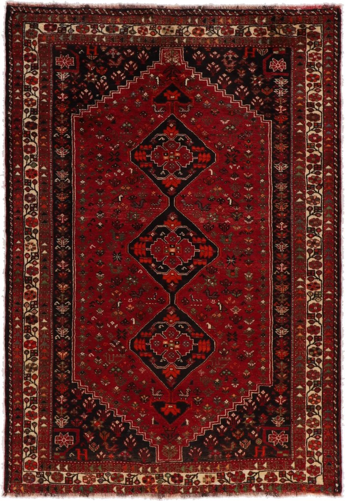 Shiraz Tappeto 180 x 260 (Iran) Annodato A Mano