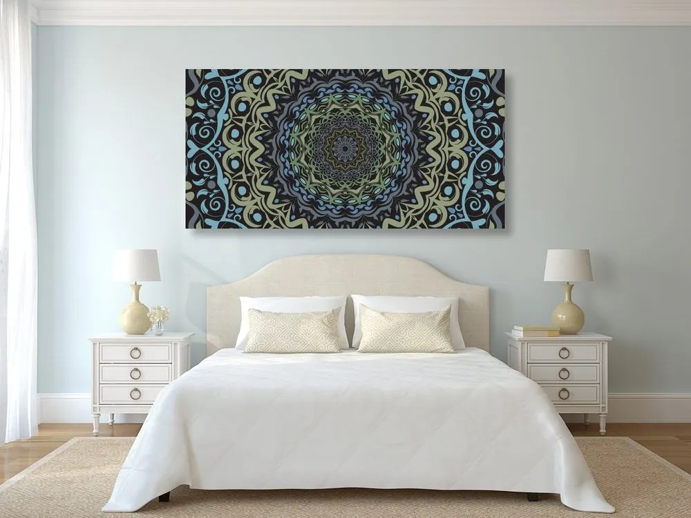 Stampa su tela – Mandala astratta in stile vintage