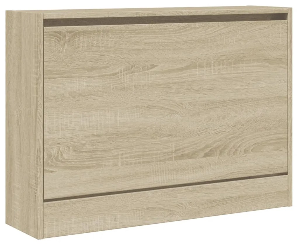 Scarpiera Rovere Sonoma 80x21x57 cm in Legno Multistrato