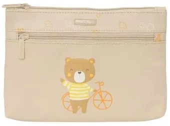 Astuccio Scuola Safta Osito Orso Beige 23 x 16 x 3 cm