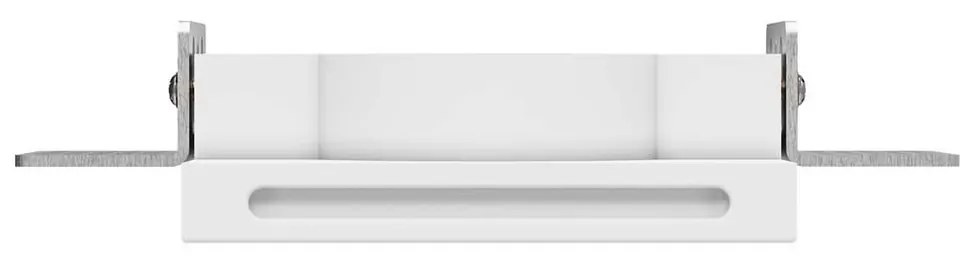 Portafaretto GU10 e MR16 Quadrato Gesso Pitturabile Ø100x100 mm