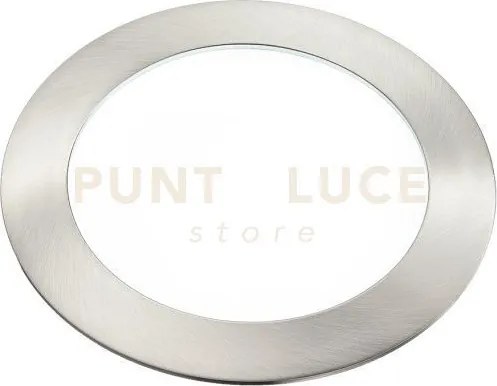 Incasso led slim nichel in alluminio 24w 2700lm 4000k 24x24x1,85 cm.