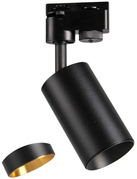 Faretto per sistema a binario MARIBEL 3xGU10/10W/230V +1 m rotaia sistema