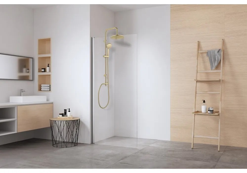 Set per doccia oro opaco in acciaio inox 101 cm Young Line – Wenko