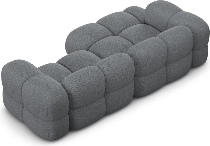 Divano angolare grigio (con penisola a sinistra/con chaise lounge) Loretto – Cosmopolitan Design