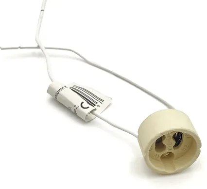 Faretto per controsoffitto TOBBY 1xGU10/20W/230V 11,5x11,5 cm rovere/nero