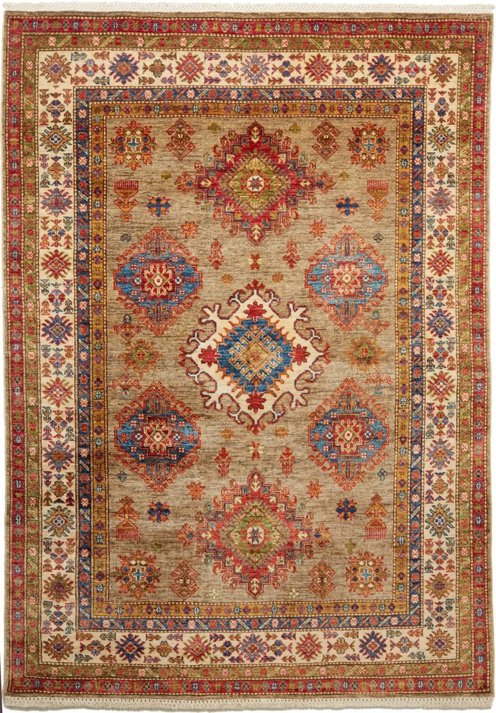 Kazak Tappeto 200x150 (Pakistan) Annodato A Mano