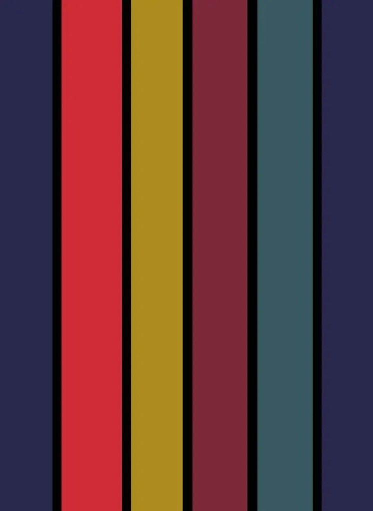 House of Hackney Carta da parati Berkley Stripe - Multi