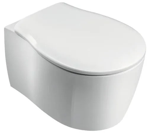 Vaso WC sospeso OLYMPIA CERAMICA soft, sedile incluso P 54 x L 37 x H 42 cm bianco