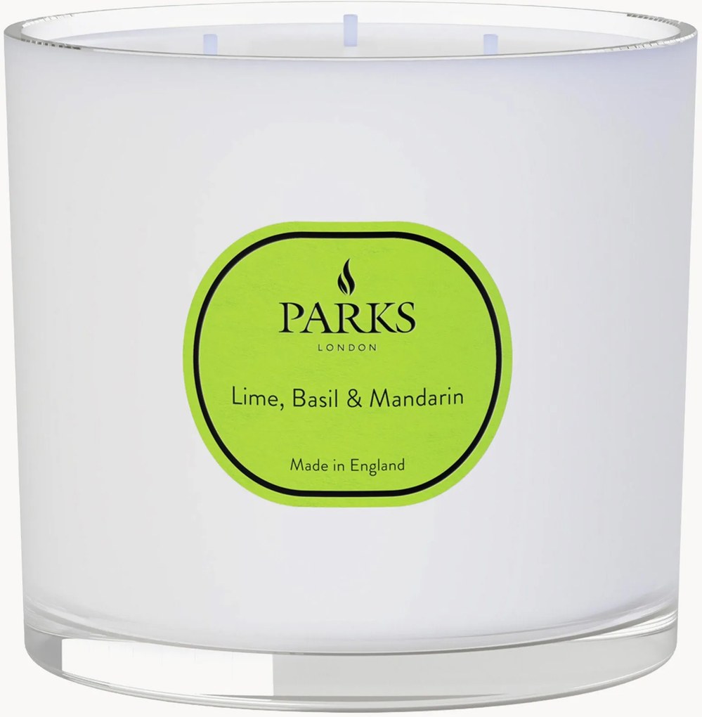 Candela profumata fatta a mano a tre stoppini Vintage Aromatherapy (lime, basilico & mandarino)