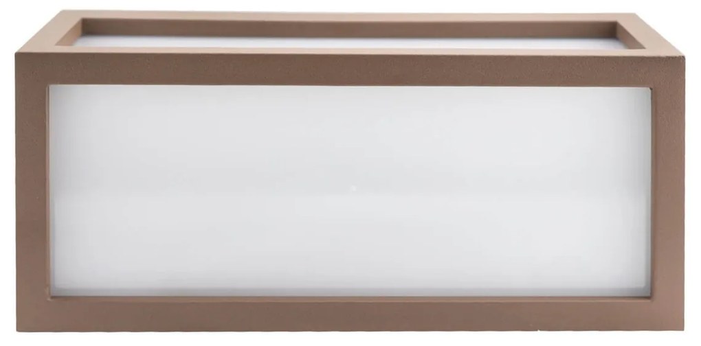 Applique Flute Design - E27 Mattone (Ruggine - Corten)