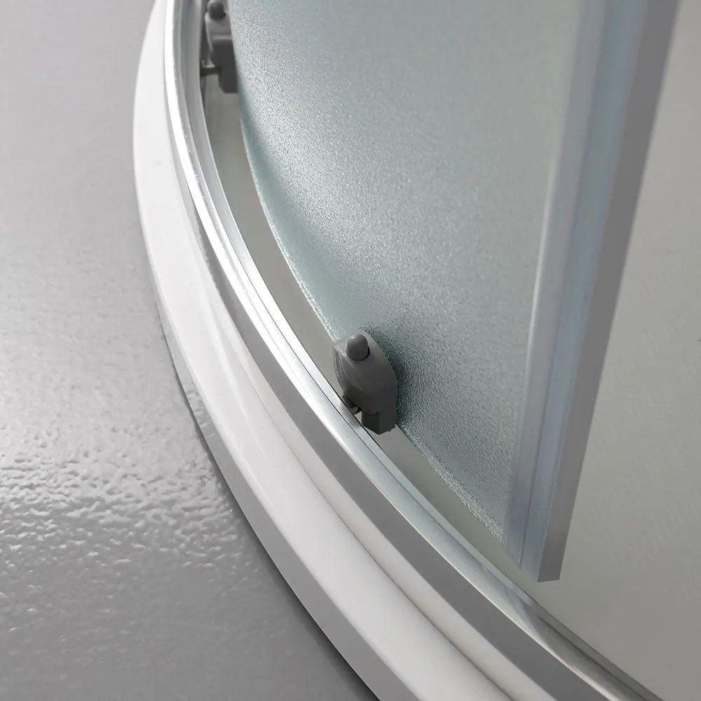 Box Doccia Semicircolare 80X80 6 Mm Cristallo Opaco | Genova