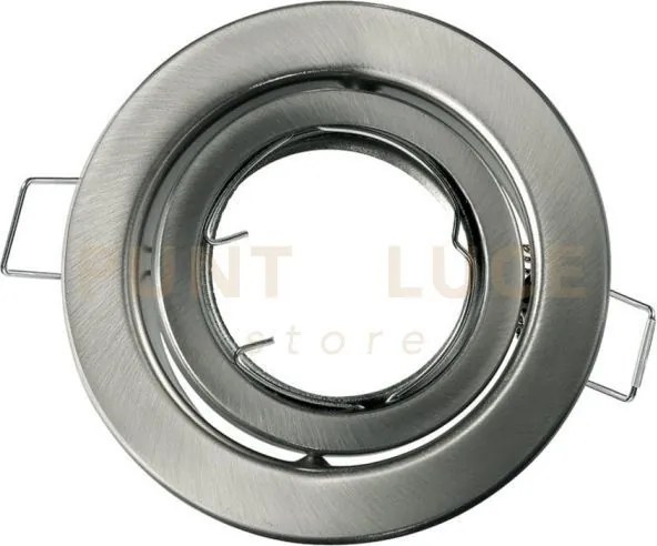 Struttura incasso reflex orientabile nikel 10x10cm in metallo