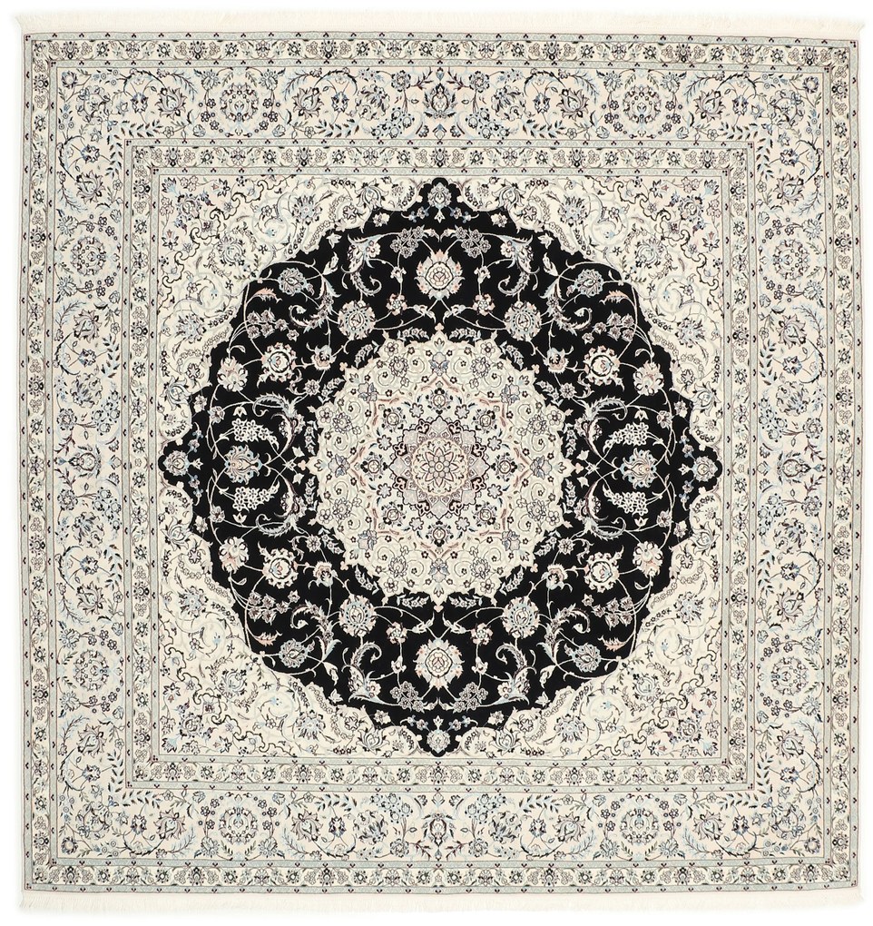 Nain Tappeto 250x250 (Iran) Annodato A Mano