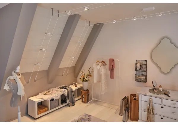 Paulmann 94432 - SET 5xGU5,3/10W Faretto MAC 230V bianco