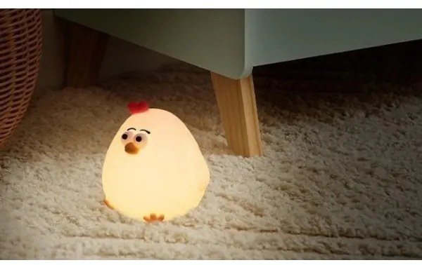 Lampada notturna ricaricabile dimmerabile per bambini LED/1W/5V 3000K 800 mAh - Pulcino