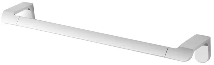 Porta asciugamani diritto L 45 cm da muro in acciaio cromo Fusion