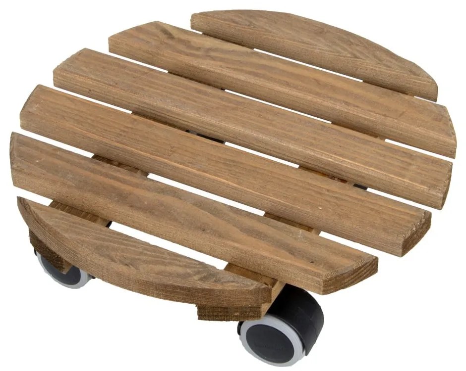 Supporto rotante per vaso in legno ø 29 cm (altezza totale 8 cm) Indoor – Esschert Design