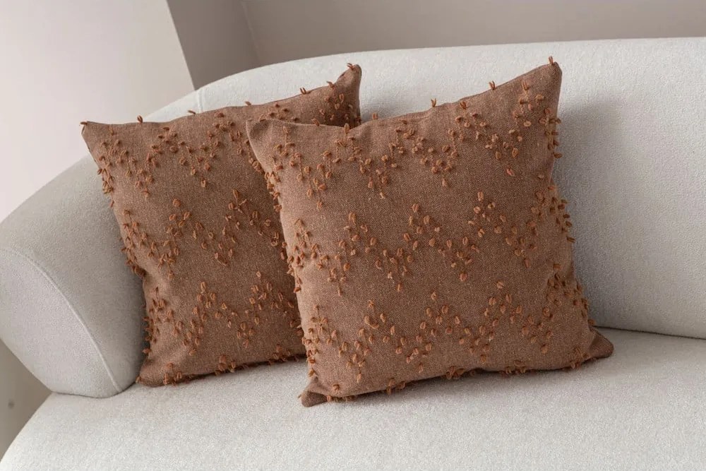 Federe decorative in set 2 pz 43x43 cm Tuffet – Mioli Decor