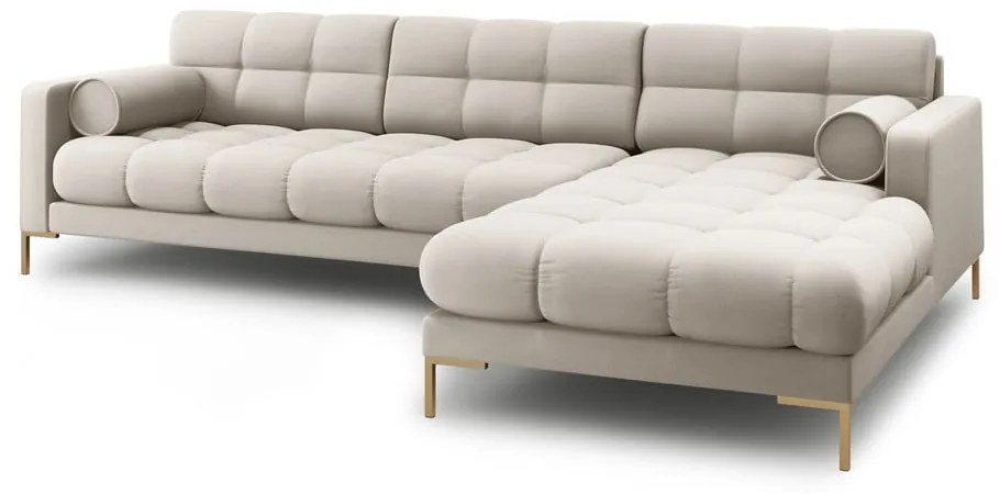 Divano angolare beige (angolo destro) Bali - Cosmopolitan Design