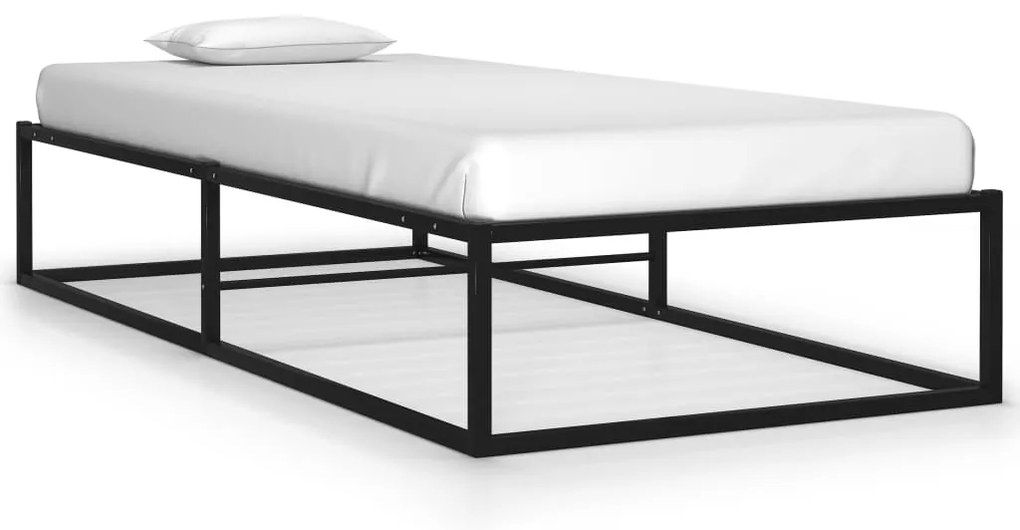 Giroletto Nero İn Metallo 90x200 Cm /