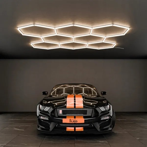 Plafoniera LED/280W/85-265V 4000K 313x298 cm CRI 90 IP54 bianca