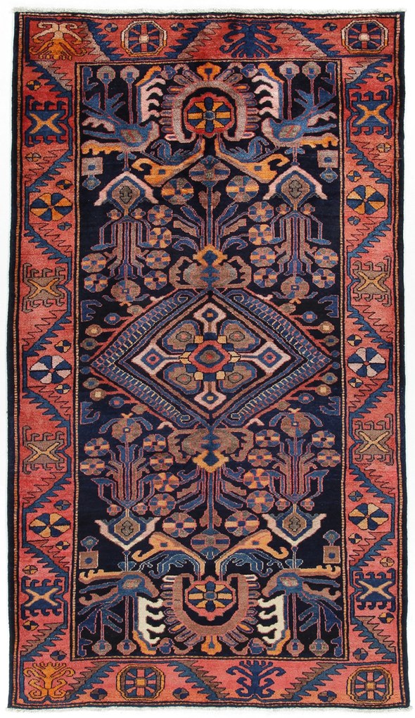 Hamedan Tappeto 160x280 (Iran) Annodato A Mano