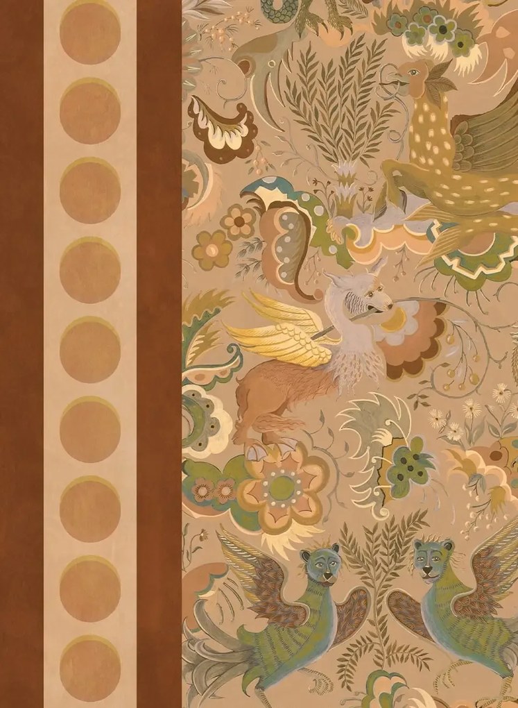 House of Hackney Carta da parati Phantasia by Pierce and Ward - Taupe