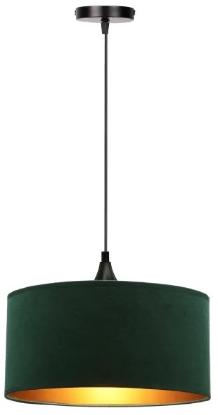 Lampadario a sospensione con filo MALOTO 1xE27/60W/230V verde