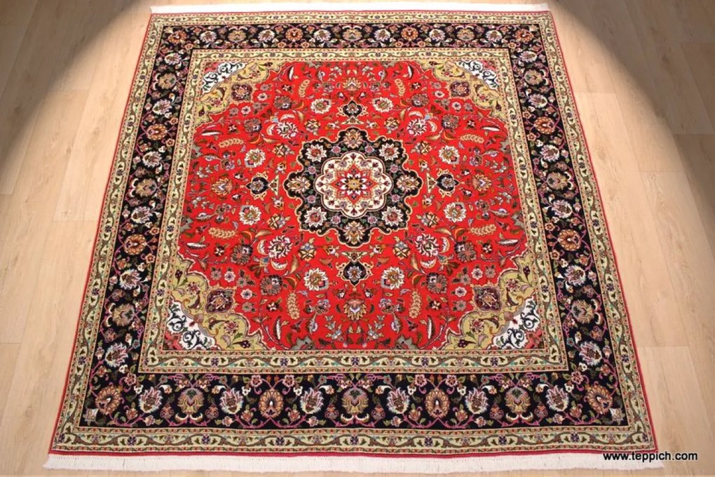Tabriz Tappeto persiano 210x200 (Iran) Annodato A Mano