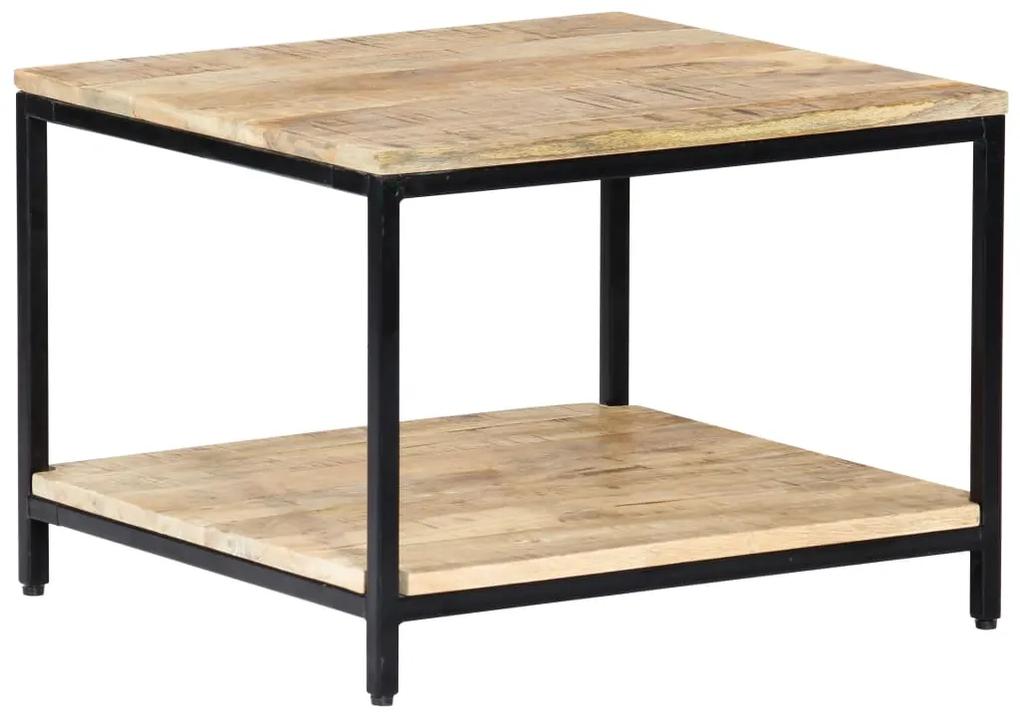 Tavolino da caffè 60x60x45 cm in legno massello di mango
