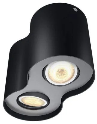 Philips 56332/30/P6 - Plafoniera LED dimmerabile Hue PILLAR 2xGU10/5W/230V + Telecomando