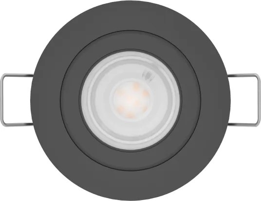 Eglo 902236 -LED faretto da incasso per bagno BARRANCO 1xGU10/4,5W/230V IP44 nero