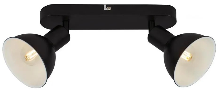 Briloner 2674-025 - Faretto RETRO 2xE14/25W/230V nero