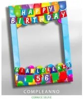 Cornice selfie Compleanno Misura: 50x70 cm