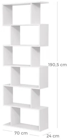 Libreria LIVARO bianca