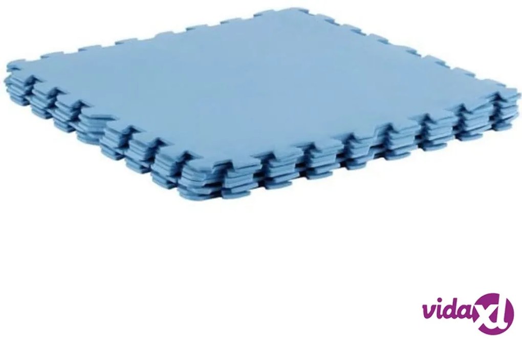 Pool Improve Protezioni Pavimento Piscina Blu 50x50 cm 8 pz