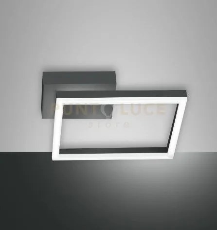 Bard plafoniera antracite nw 1 luce c/acc 3394-23-282-01