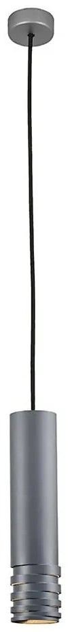 Klausen 111053 - Lampadario a sospensione con filo DRILL 1xGU10/4W/230V grigio