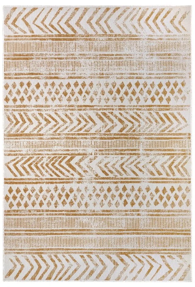 Tappeto per esterni ocra-giallo-bianco 120x170 cm Biri - NORTHRUGS