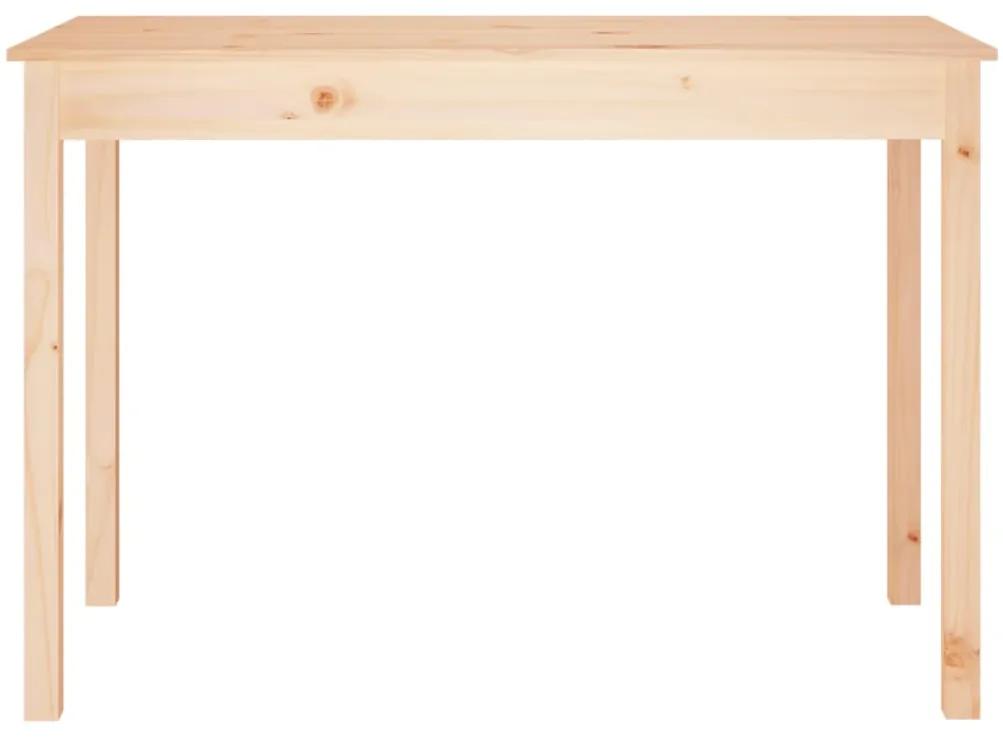 Tavolo da pranzo 110x55x75 cm in legno massello di pino