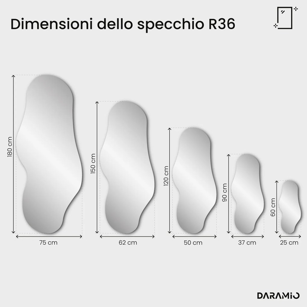 Specchio bronzato – Pure Collection R36
