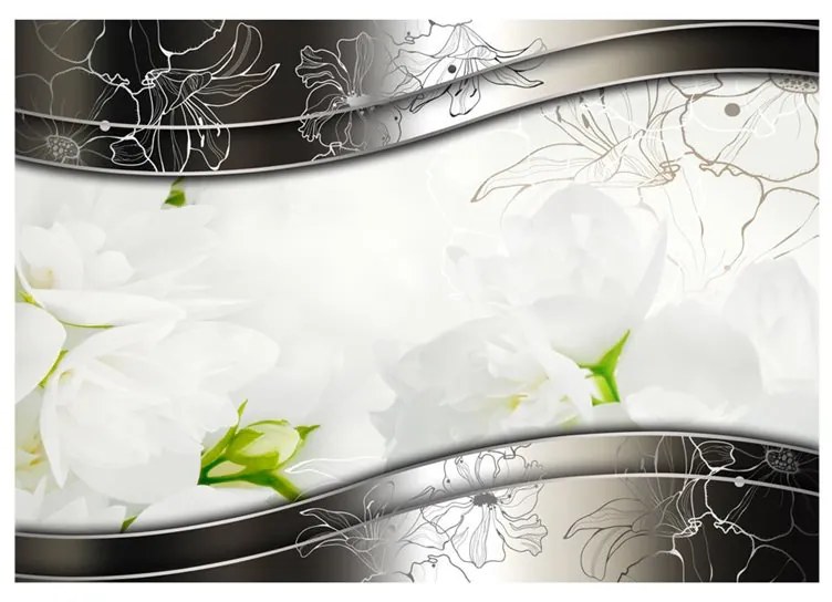 Fotomurale  Jasmine flowers  Colore Verde, Dimensioni e Misure 100x70