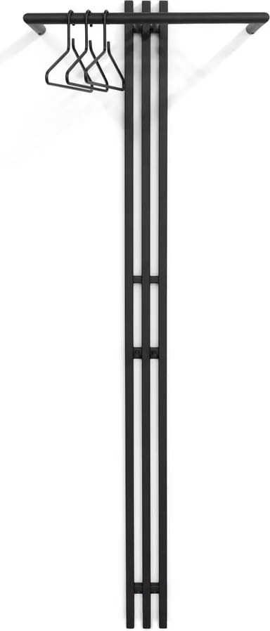 Attaccapanni da parete nero in metallo 65 cm Senza – Spinder Design