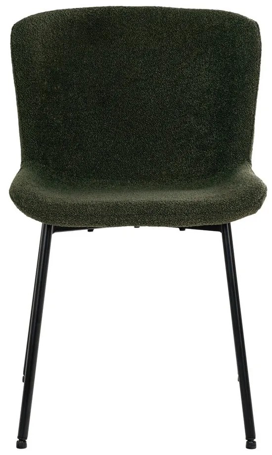 Sedie da pranzo verde scuro in un set di 2 Maceda - House Nordic