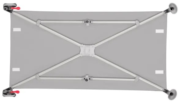 Lionelo - Lettino da viaggio 3 in 1 ELLEN Grigio Cemento