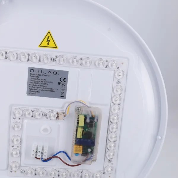 Brilagi-LED Lampada dimmerabile FANCIA LED/48W/230V 3000-6500K Ø 39 cm antracite + telecomando