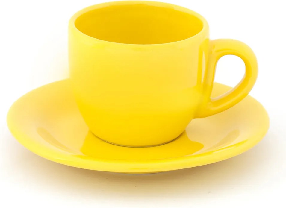 Set 6 Tazzine da caffè in Gres Kaleidos Giallo...