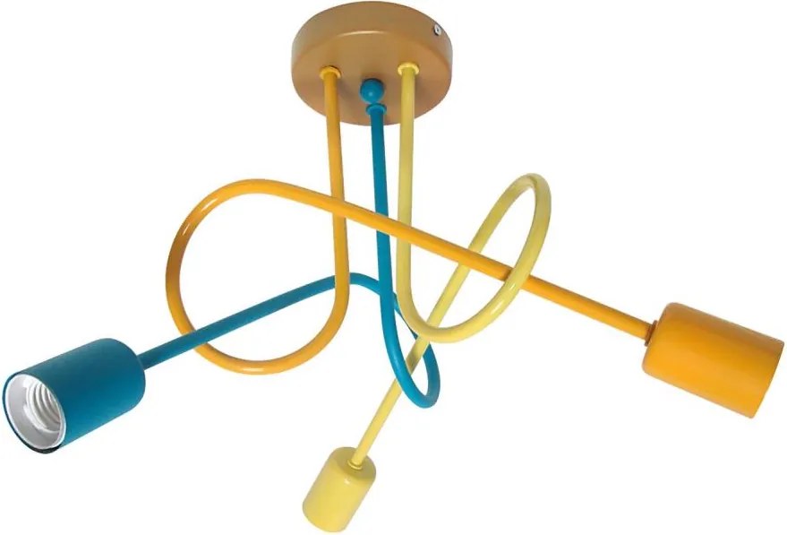 Lampadario a soffitto per bambini OXFORD 3xE27/15W/230V