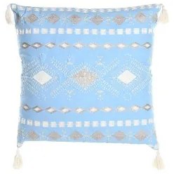 Cuscino DKD Home Decor Azzurro Bianco 60 x 20 x 60 cm